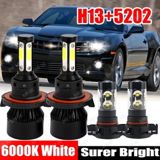 CHUSYYRAY 6-Piece LED Headlight & Fog Light Combo Kit – H7/H7/9006 – Fits BMW 330Ci 325Ci 2001-2006 (6000K, 5-Yr Warranty)