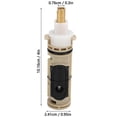 thumbnail image 2 of Replacement for 1222 1222b, for One Handle Posi Temp Faucets,High Performance Tub Shower Kit, 2 of 5