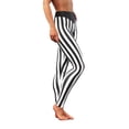 thumbnail image 4 of Arvbitana Women PU Leather Pants, Solid Color/Striped Long High Waist Pants, 4 of 9