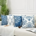 thumbnail image 3 of 4Pcs18"x18" Cozy Decorative Throw Pillow Covers Sofa Decor Cushion Cases Square, 3 of 7