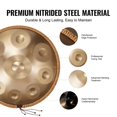 thumbnail image 4 of Handpan Steel Drum 22 Inch 9 Notes D Minor with Mallets for Adults, 4 of 7