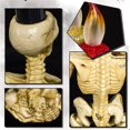 thumbnail image 4 of facefd Halloween Decoration Skeleton Candlesticks Holder Candle Light Home Party Ornament Decor No.2, 4 of 4