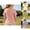 Pink, variant on Girls Trendy Back Cross T-Shirt Short Sleeve Summer Korean Solid Versatile Pullover Top Tee Shirt Children Clothes