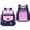 Hot Pink, variant on Lightweight Backpack Front Flap Pocket Multi Compartment Adjustable Straps Back To School Casual Bookbag