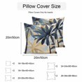 thumbnail image 2 of Navy Blue Palm Trees Outdoor Pillow Covers 18x18 Inch Throw Pillow Covers Set of 2 Waterproof Decorative Pillow Cases Vintage Summer Botanical Watercolor Cushion Covers for Patio Furniture Garden, 2 of 8