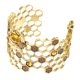thumbnail image 2 of Pulsera de abeja minimalista ajustable, brazalete abierto, joyería estética para la muñeca, para niñas y mujeres, accesorio de cumpleaños y Navidad., 2 of 5