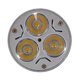 thumbnail image 3 of 6X Bombila de 3 LED Blanco Calido 3W 5W 12V, 3 of 4