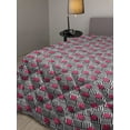 thumbnail image 2 of Teen Room Down Alternative Comforter, Little Kittens Pattern with Heart Caricature Funny Cat Cartoon, Microfiber Quilt for All Season, 5 Sizes, Violet Pink Black, by Ambesonne, 2 of 3