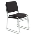 thumbnail image 2 of National Public Seating 8600 Padded Signature Stack Chairs, Black/Chrome, Set Of 2 Chairs, 2 of 8