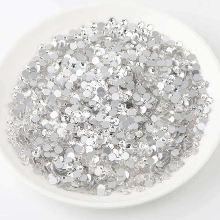 4 mm Golden Silver Hot Fix Rhinestone, For Clothing, 150g at Rs