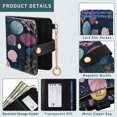 thumbnail image 5 of Small Wallet For Women Bifold Leather Pocket Coin Credit Card Holder With RFID Blocking Shells Pattern, 5 of 6