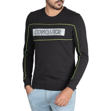 Chandail en Molleton pour Hommes Noir