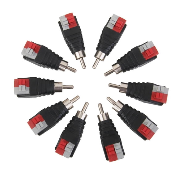Cable de piezas a conector adaptador de conector sonido Hugo Enchufe macho RCA