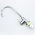 thumbnail image 3 of Household Kitchen Faucet with Gooseneck Design Stainless Steel Water Purifier Accessory for Easy Operation and Durable Use, 3 of 4
