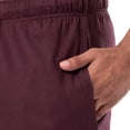 thumbnail image 5 of Fruit of the Loom Men's Extended Sizes Jersey Knit Sleep Pajama Lounge Pant - Dark Red, 5 of 7