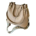 thumbnail image 5 of EHJRE Bucket Bag for Women Detachable Shoulder Strap Portable Stylish Commuting Travel Khaki, 5 of 9
