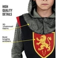 thumbnail image 3 of Morph King Knight Costume Boys Halloween Costume for Boy Black Large, 3 of 6