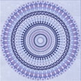 thumbnail image 1 of Ahgly Company Machine Washable Indoor Square Transitional Medium Slate Blue Area Rugs, 5' Square, 1 of 7