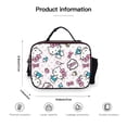 thumbnail image 2 of Hello kitty PU Leather Lunch Bag Unisex Lunch Box, Reusable Lunch Tote Meal Prep Container Portable Leakproof Insulated Cooler Bag Food Tote for Work Office Picnic Beach Travel, 2 of 5