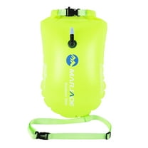 Yucurem Inflatable Swim Float Bag, Waterproof Bag for Safety Swimming, Drifting Rafting Bag (Fluorescent Yellow)