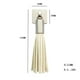 thumbnail image 4 of El cajón de del cuero de la decorativa de para del guardarropa Blanco Zulema tiradores de cajón, 4 of 8