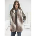 thumbnail image 4 of Lion Brand Bulky Acrylic Wool Blend Cream and Taupe Yarn, 312 yd, 4 of 4