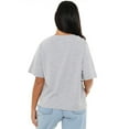 thumbnail image 3 of Shark Week Officially Licensed Shark Stripes Women's Boxy Cropped T-Shirt Casual Graphic Tee, 3 of 4