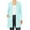 Aqua, variant on Women's Plus Size Casual Long Sleeves Loose Fit Side Pockets Solid Cardigan