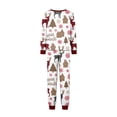thumbnail image 6 of Lvotionpl 2026 Matching Family Christmas Pjs, Matching Christmas Pajamas Long Sleeve Top & Pants Set Matching Holiday Family Pajama Xmas Sets, 6 of 6