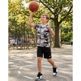 thumbnail image 5 of RBX Active Boys Short Sets Dryfit Short Sleeve Athletic Shirt and Gym Shorts 4 Piece Sets, 5 of 7