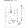 thumbnail image 6 of Kingston Brass FSC197AKLAC Duchess Widespread Bathroom Faucet with Brass Pop-Up, Antique Copper, 6 of 8