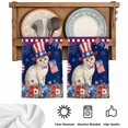 thumbnail image 5 of 4th of July Kitchen Towels Set of 3, Independence Day Patriotic Flowers Cats Navy Blue Absorbent Dish Towels for Kitchen, Microfiber Hand Towel, Quick Drying Tea Towel for Cleaning Dishcloths, 5 of 7