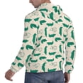 thumbnail image 6 of Balery Cartoon Crocodile Pattern Mens Hoodie Kangaroo Pocket Hoodie Pullover Hooded Sweatshirt Ideal for Daily Wear Travel and Home-4X-Large, 6 of 7