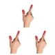thumbnail image 1 of Cateissary 2 piezas juegos móviles guantes con mangas para los dedos pantalla táctil portátil nailon cómodo controlador de juegos cubiertas de Type2 NO2, 1 of 6