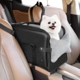thumbnail image 1 of Asiento de coche para perros PetsHome, consola para perros pequeños, color negro, 1 of 7