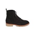 thumbnail image 2 of New Women Qupid Severe-01 Suede Almond Toe Lace Up Tailored Combat Boot Size, 2 of 6