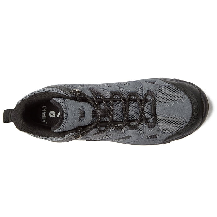Hi-Tec Mens Ravus Mid WP Waterproof Hiking Boots Dark Grey  display picture 2