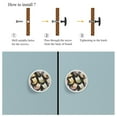 thumbnail image 4 of 4 Pcs Owl Knobs for Kitchen Cabinet Cupboard Dresser Bookcase Drawer Pulls Handles Round Home Decor, 4 of 5