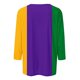 thumbnail image 4 of RKSTN Mardi Gras 3/4 Sleeve T Shirts for Women Top Oversized Crewneck Carnival Mask Print 3/4 Length Sleeve Shirt Womens Casual Round Neck Mask Tuesday Carnival Party Three Quarter Sleeve Tee Shirt, 4 of 5