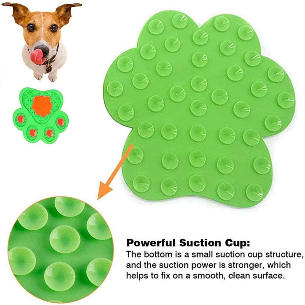 .com: EAVPORT Lick Mat for Dogs, Dog Bath Peanut Butter Lick Pad with  Suction Cups, for Slow Feeder, Distraction, Dog Shower and Grooming-2Pack :  Pet Supplies