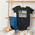thumbnail image 4 of Llama Squad Save The Drama Alpaca BFF Bodysuit Jumper Girls Infant Baby Brisco Brands 12M, 4 of 6