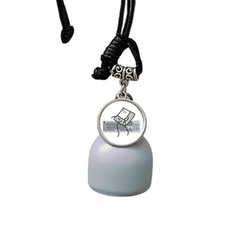 

Escape Human Pets Art Deco Fashion Wind Chimes Bell Car Pendant