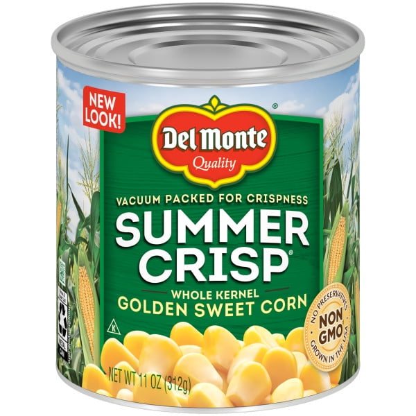 Del Monte Whole Kernel Corn, Canned Vegetables, 11 oz Can