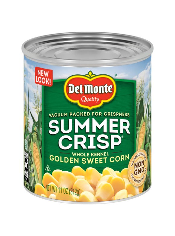 Del Monte Whole Kernel Corn, Canned Vegetables, 11 oz Can