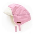 thumbnail image 1 of Juddlies - Winter Hats - Herringbone Pink - 0-6M, 1 of 5