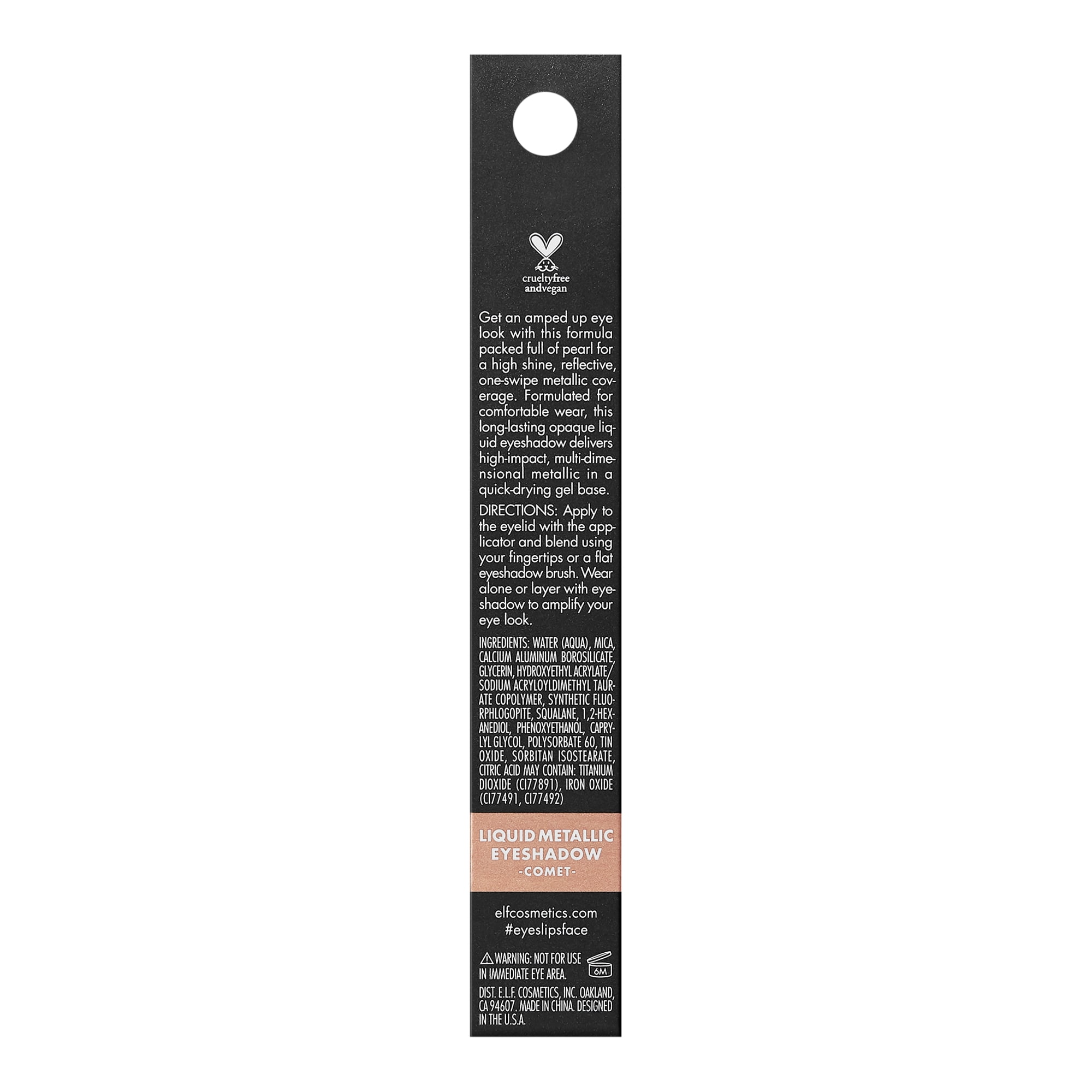 e.l.f. Liquid Metallic Eyeshadow, Comet