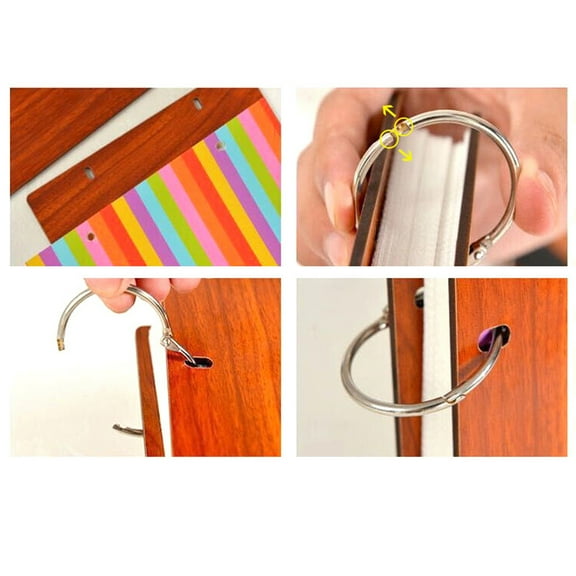 Hemoton  8 -Inch Scrapbooking Supplies Classy Photo Album Stylish Lovers