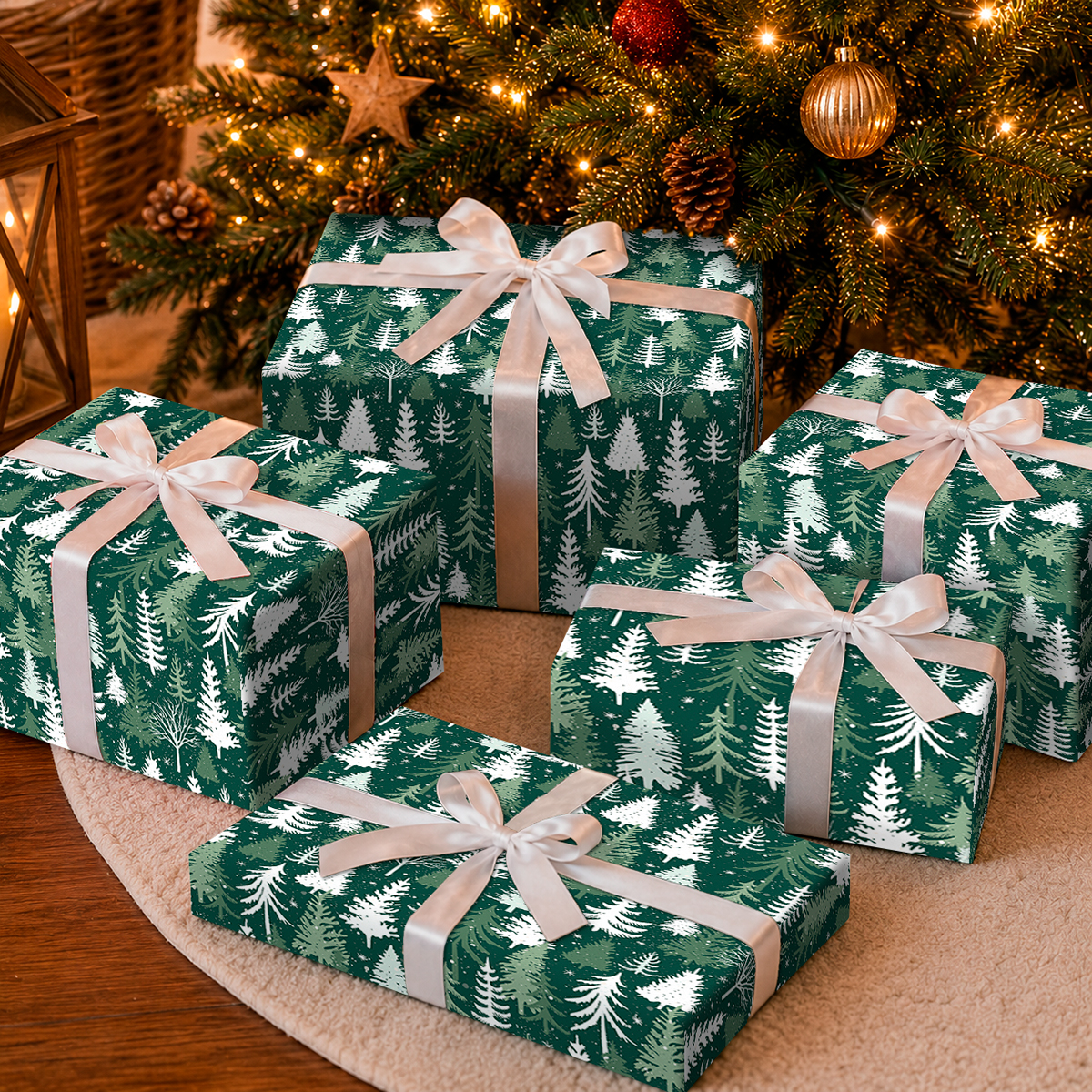 Current Holiday Forest Christmas Wrapping Paper, 23" x 28' photo 3