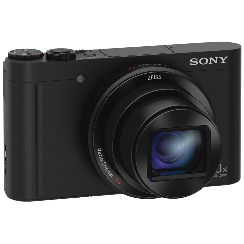 Sony Cyber-shot DSC-WX500 Digital Camera (DSCWX500/B) + 64GB Card