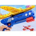 thumbnail image 2 of Paquete de 3 juguetes de lanzamiento de aviones, avión catapulta para niños con 3 pegatinas de bricolaje, juguetes voladores para niños, regalos para niños de 4 a 12 años, 2 of 8